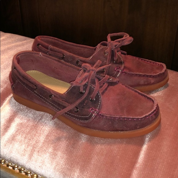 Bed Stu Aunt Bettie Leather Loafers Red Size 8. - Picture 2 of 8